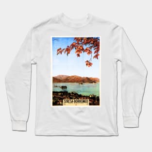 ITALY STRESA BORROMEO Scenic Island Vintage Italian Travel Long Sleeve T-Shirt